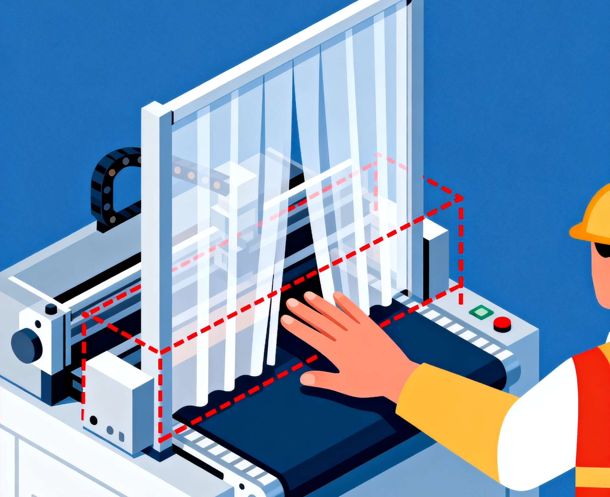What are the disadvantages of using light curtains 4
