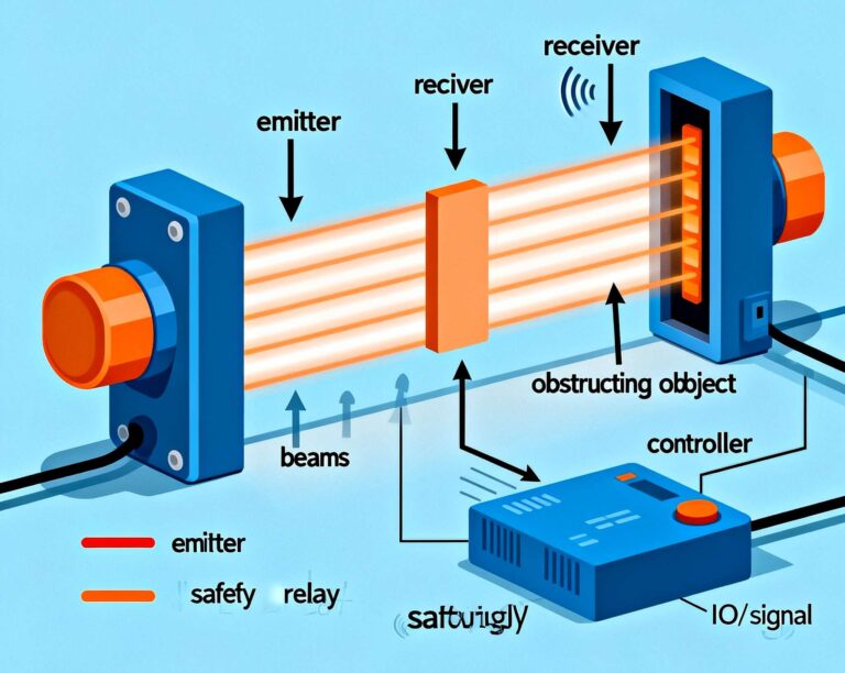 What is a safety light curtain How it works 4