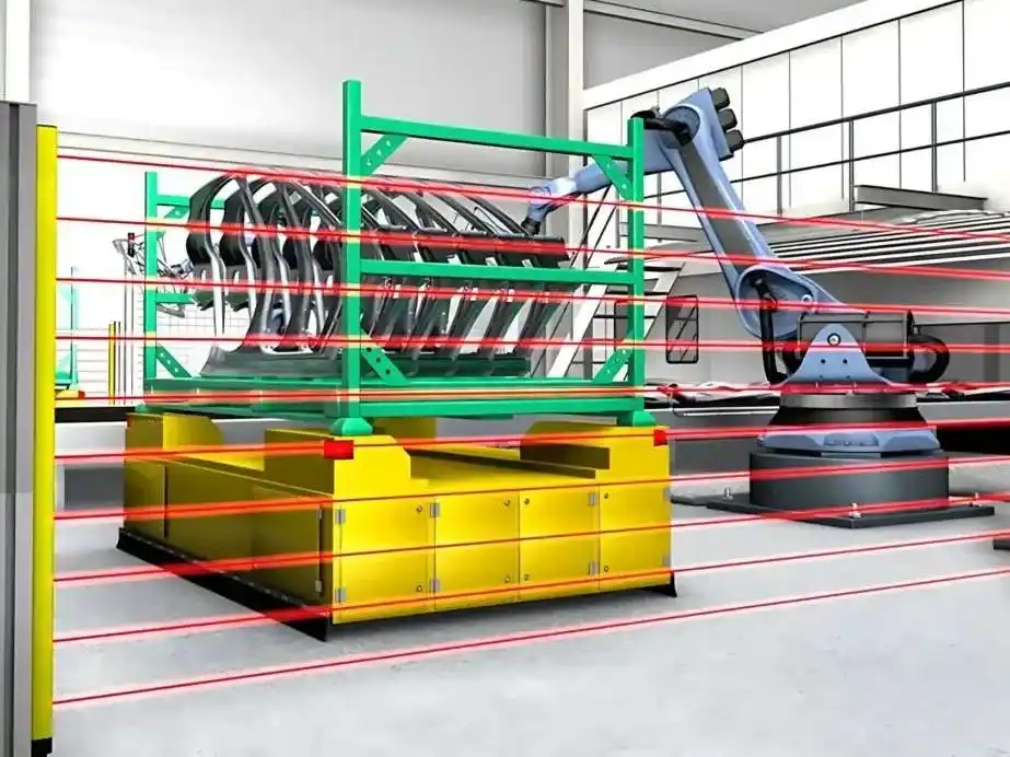 Tempo de paragem vs distância de segurança como o tempo de paragem da máquina afecta a colocação da cortina de luz 2